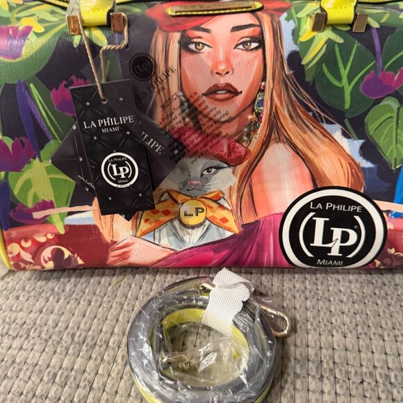 LA Philipe Blooming Garden Handbag - Picture 4 of 5